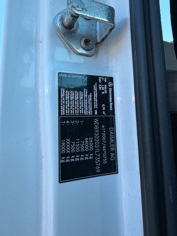 Mercedes-Benz 2546 6X2 Klima Meiller RK 20.65 - 후크 리프트 트럭 : 사진 3 Mercedes-Benz 2546 6X2 Klima Meiller RK 20.65 - 후크 리프트 트럭 : 사진 3