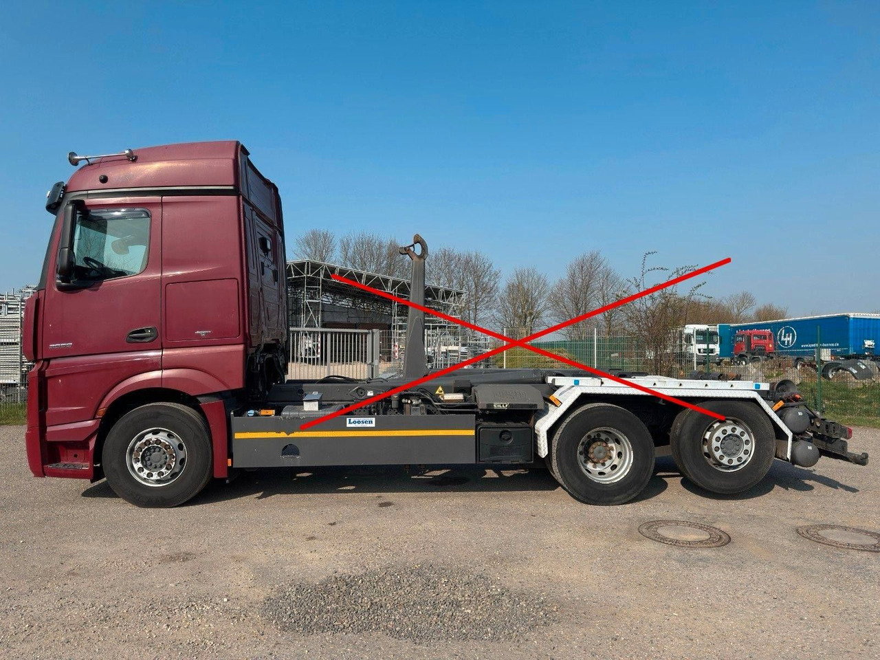 Mercedes-Benz 2558 6x2 Fahrgestell Chassis | Retarder | Klima - 캡 새시 트럭 : 사진 4 Mercedes-Benz 2558 6x2 Fahrgestell Chassis | Retarder | Klima - 캡 새시 트럭 : 사진 4