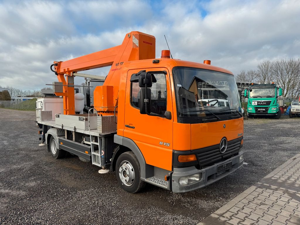 트럭 탑재 고가작업 플랫폼, 밴 Mercedes-Benz 815 4x2 Hubarbeitsbühne Wumag  170 high 17 m : 사진 12