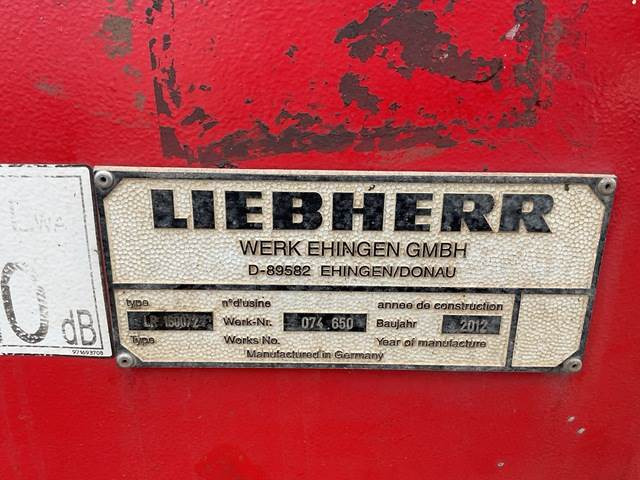 Liebherr LR1600/2 - 크롤러 크레인 : 사진 5 Liebherr LR1600/2 - 크롤러 크레인 : 사진 5