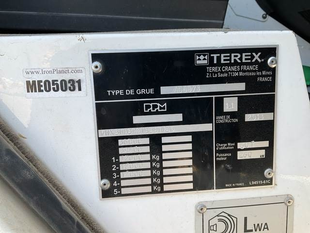 Terex AC60/3 - 전천후 지형 크레인 : 사진 5 Terex AC60/3 - 전천후 지형 크레인 : 사진 5