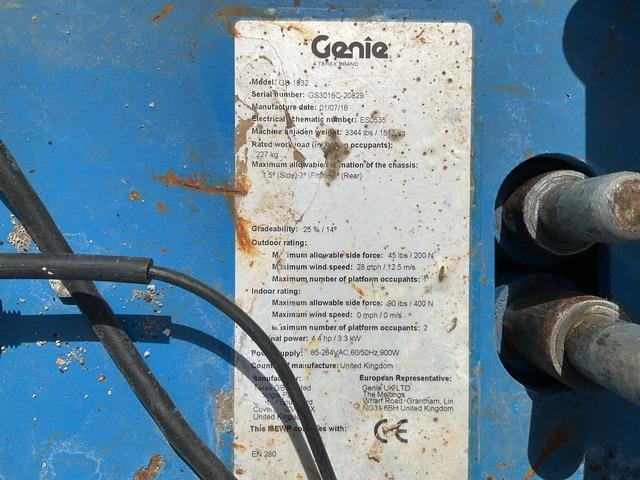 Genie GS1932 - 시저 리프트 : 사진 5 Genie GS1932 - 시저 리프트 : 사진 5
