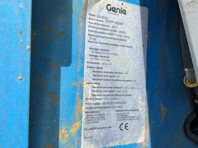 Genie GS3232 - 시저 리프트 : 사진 5 Genie GS3232 - 시저 리프트 : 사진 5
