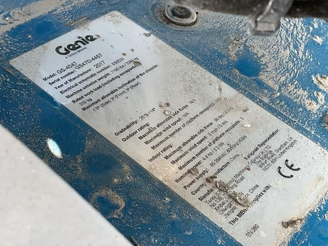 Genie GS4047 - 시저 리프트 : 사진 5 Genie GS4047 - 시저 리프트 : 사진 5