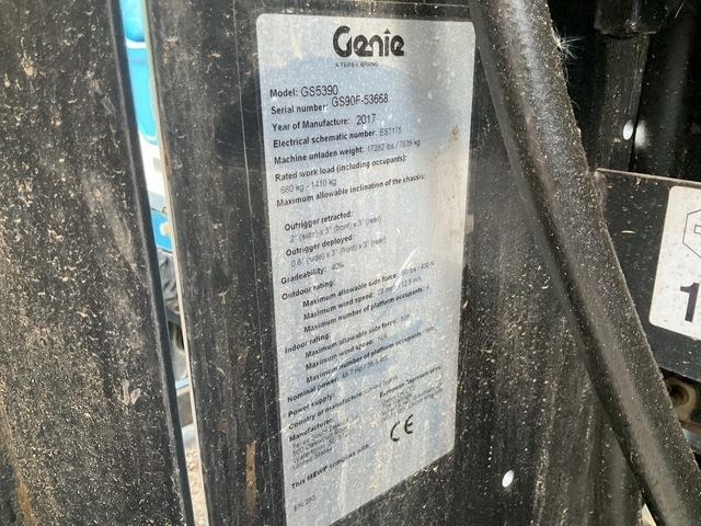 Genie GS5390 - 시저 리프트 : 사진 5 Genie GS5390 - 시저 리프트 : 사진 5