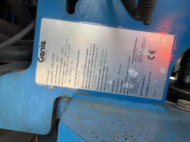 Genie S45 - 텔레스코픽 붐 : 사진 5 Genie S45 - 텔레스코픽 붐 : 사진 5