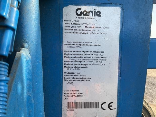 Genie Z45/25 - 관절 붐 : 사진 5 Genie Z45/25 - 관절 붐 : 사진 5