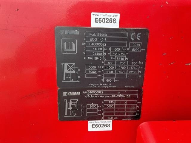 Kalmar ECG140-6 - 전기 지게차 : 사진 5 Kalmar ECG140-6 - 전기 지게차 : 사진 5