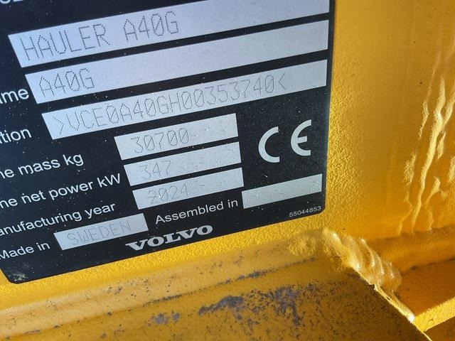 관절 덤프 Volvo A40G : 사진 9