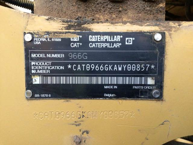 CAT 966G - 휠 로더 : 사진 5 CAT 966G - 휠 로더 : 사진 5