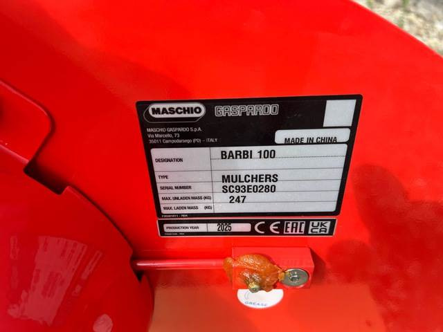 Maschio Gaspardo Barbi 100 HA20 - 플레일 모어 : 사진 5 Maschio Gaspardo Barbi 100 HA20 - 플레일 모어 : 사진 5