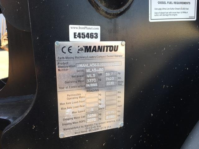 Manitou MLA5-60 H-Z - 휠 로더 : 사진 5 Manitou MLA5-60 H-Z - 휠 로더 : 사진 5