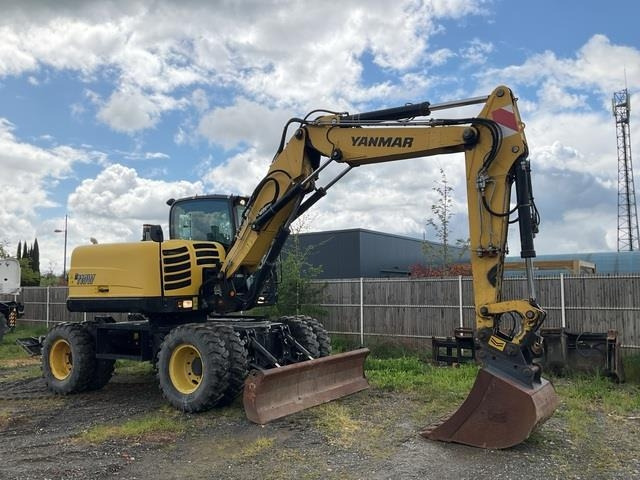 Yanmar B110W - 휠 굴삭기 : 사진 4 Yanmar B110W - 휠 굴삭기 : 사진 4