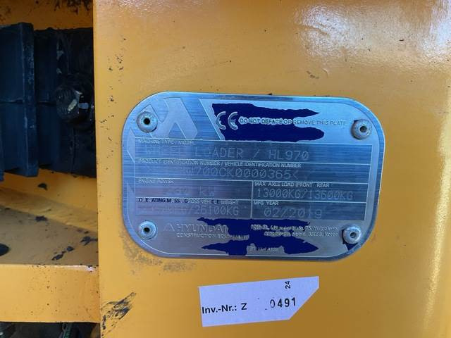 Hyundai HL970 - 휠 로더 : 사진 5 Hyundai HL970 - 휠 로더 : 사진 5