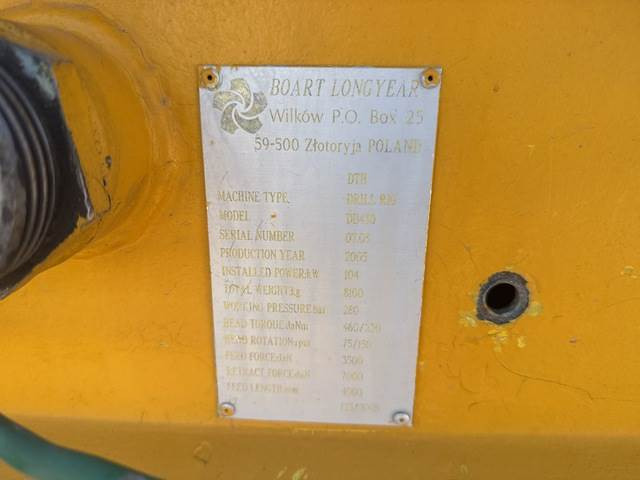 Boart Longyear DB430 - 드릴링 리그 : 사진 5 Boart Longyear DB430 - 드릴링 리그 : 사진 5