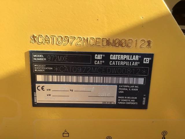 CAT 972MXE - 휠 로더 : 사진 5 CAT 972MXE - 휠 로더 : 사진 5