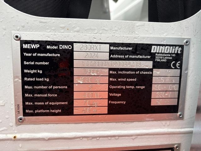 Dino 280RXT - 관절 붐 : 사진 5 Dino 280RXT - 관절 붐 : 사진 5
