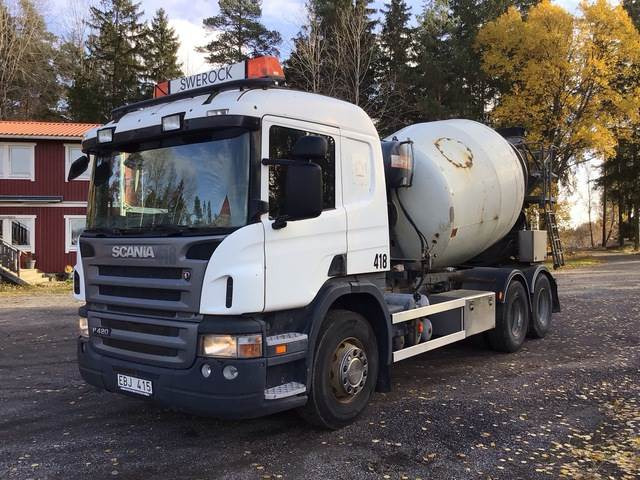 Scania P420LB - 콘크리트 믹서 트럭 : 사진 1 Scania P420LB - 콘크리트 믹서 트럭 : 사진 1