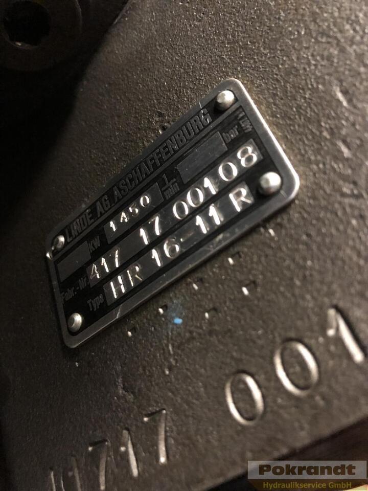 Linde HR16-11 R - 유압 펌프 : 사진 2 Linde HR16-11 R - 유압 펌프 : 사진 2