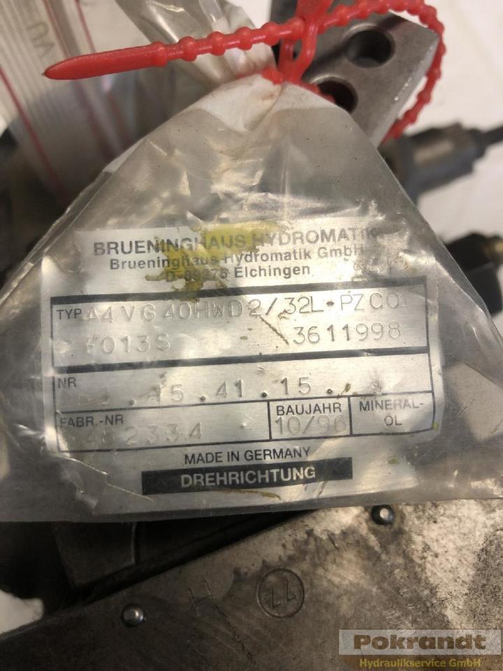 Rexroth Bosch A4VG40HWD2 32L PZC02F013S - 유압 펌프 : 사진 2 Rexroth Bosch A4VG40HWD2 32L PZC02F013S - 유압 펌프 : 사진 2