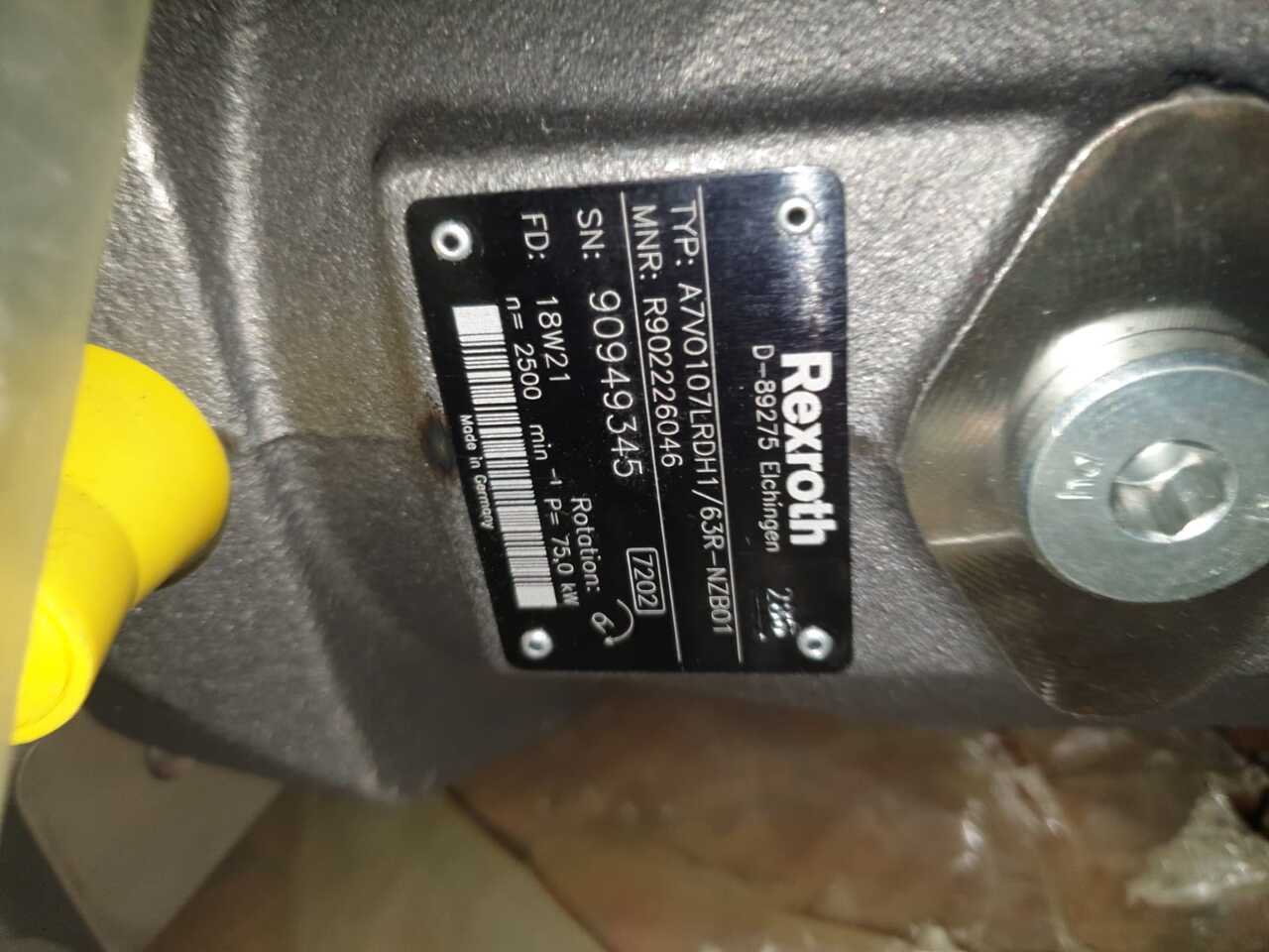 REXROTH R902170346 A7VO107LRDH1 / 63L - NZB01 - 유압 펌프 : 사진 1 REXROTH R902170346 A7VO107LRDH1 / 63L - NZB01 - 유압 펌프 : 사진 1