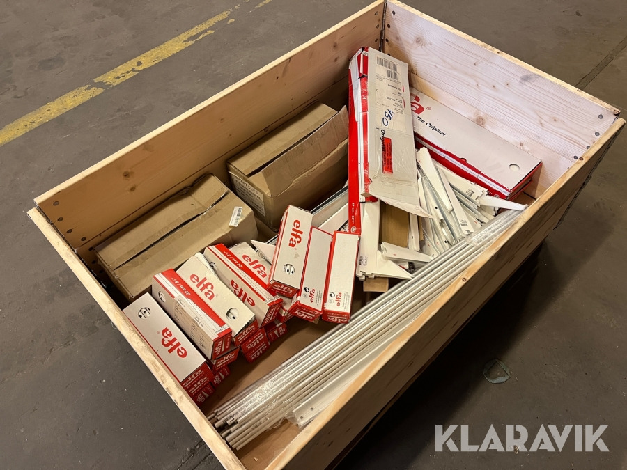 도구/ 장비 Vægskinner og clips assorteret : 사진 1