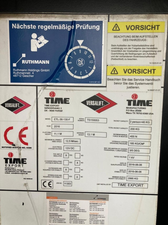 Mercedes-Benz Sprinter 316 CDI Kasten Hubarbeitsbühne KLIMA - 트럭 탑재 고가작업 플랫폼 : 사진 4 Mercedes-Benz Sprinter 316 CDI Kasten Hubarbeitsbühne KLIMA - 트럭 탑재 고가작업 플랫폼 : 사진 4