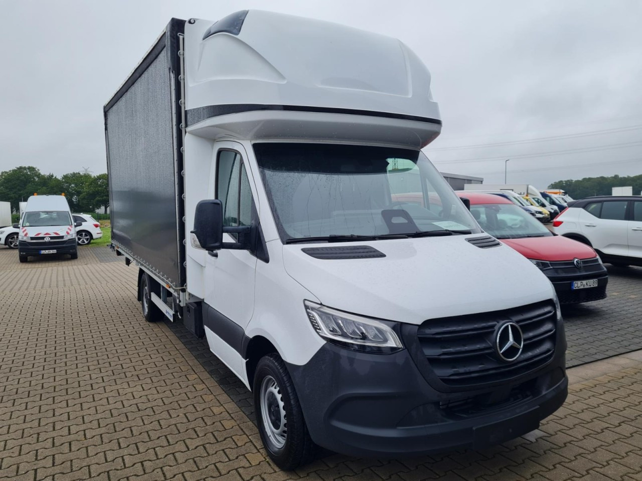 Mercedes-Benz Sprinter 317 AG Schiebe Plane Schlafkab 10 Pal AHK - 커튼 사이드 밴 : 사진 2 Mercedes-Benz Sprinter 317 AG Schiebe Plane Schlafkab 10 Pal AHK - 커튼 사이드 밴 : 사진 2
