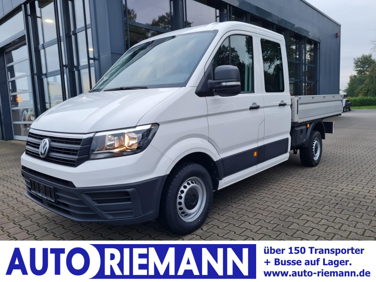 Volkswagen Crafter 35 Doka MR Pritsche AHK Klima 7 Sitzer - 플랫베드 밴, 콤비 밴 : 사진 1 Volkswagen Crafter 35 Doka MR Pritsche AHK Klima 7 Sitzer - 플랫베드 밴, 콤비 밴 : 사진 1