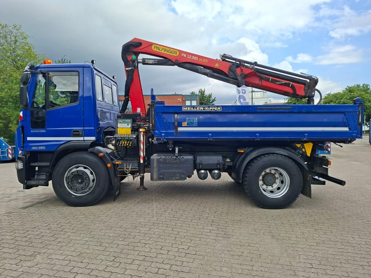 Iveco ML180E32K Meiler 3-Seitenkipper Kran 2x AHK - 덤프트럭, 크레인 트럭 : 사진 3 Iveco ML180E32K Meiler 3-Seitenkipper Kran 2x AHK - 덤프트럭, 크레인 트럭 : 사진 3