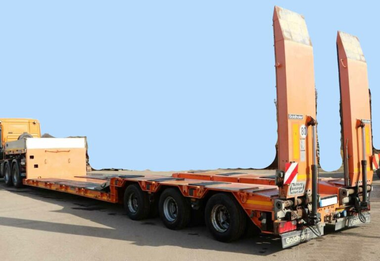 Goldhofer STZ-TL3-34/80 – low-bed trailer / Tiefbett-Tieflader - 저하대 트레일러 : 사진 1 Goldhofer STZ-TL3-34/80 – low-bed trailer / Tiefbett-Tieflader - 저하대 트레일러 : 사진 1