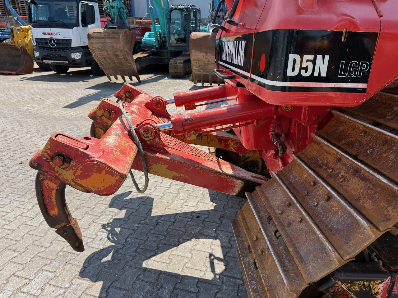 불도저 CATERPILLAR D5N FTC LGP Raupe mit 6-Wege + Heckaufreißer : 사진 17