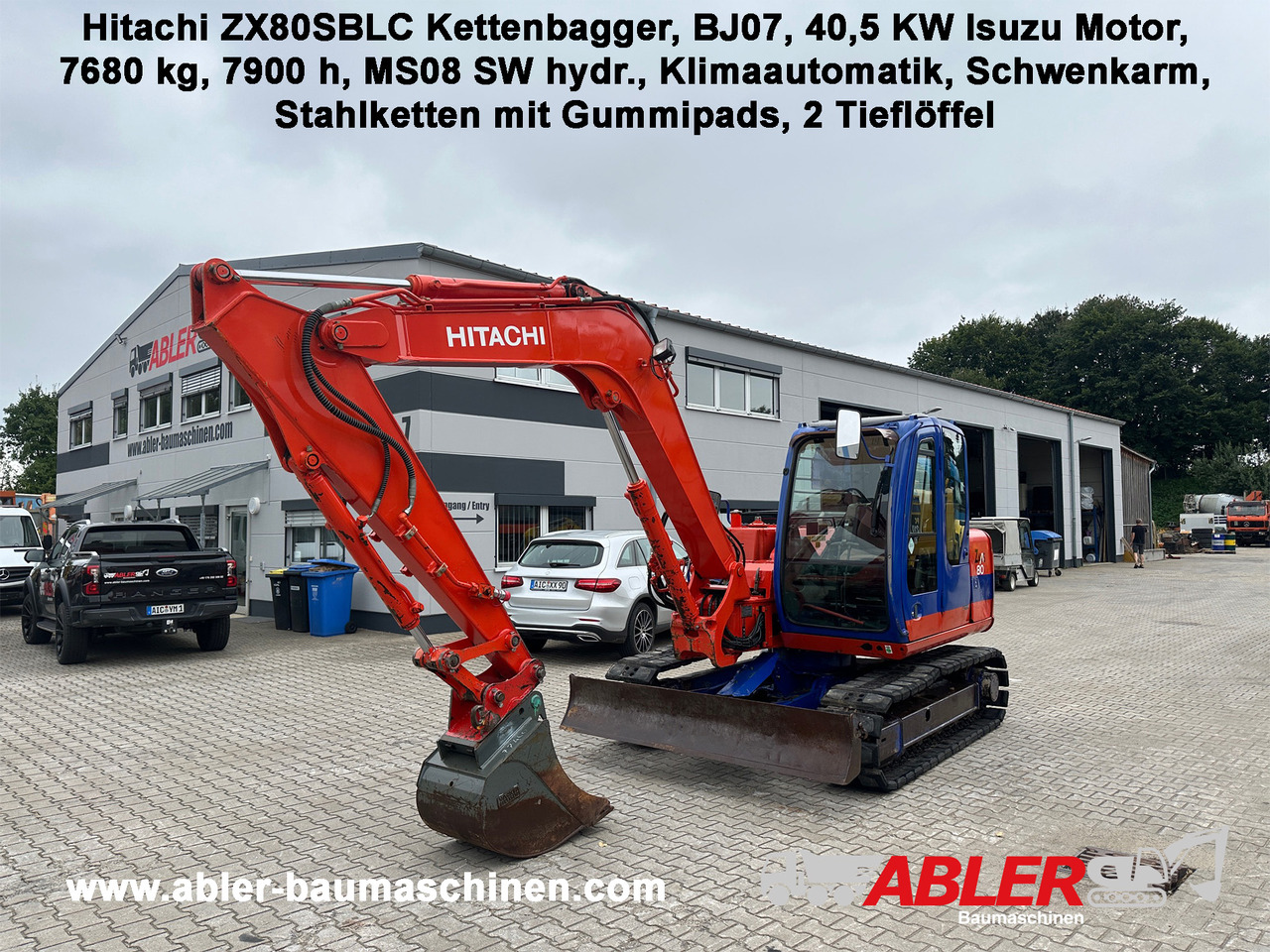 Hitachi ZX80 SBLC Kettenbagger MS08 SW Klima - 굴착기 : 사진 1 Hitachi ZX80 SBLC Kettenbagger MS08 SW Klima - 굴착기 : 사진 1
