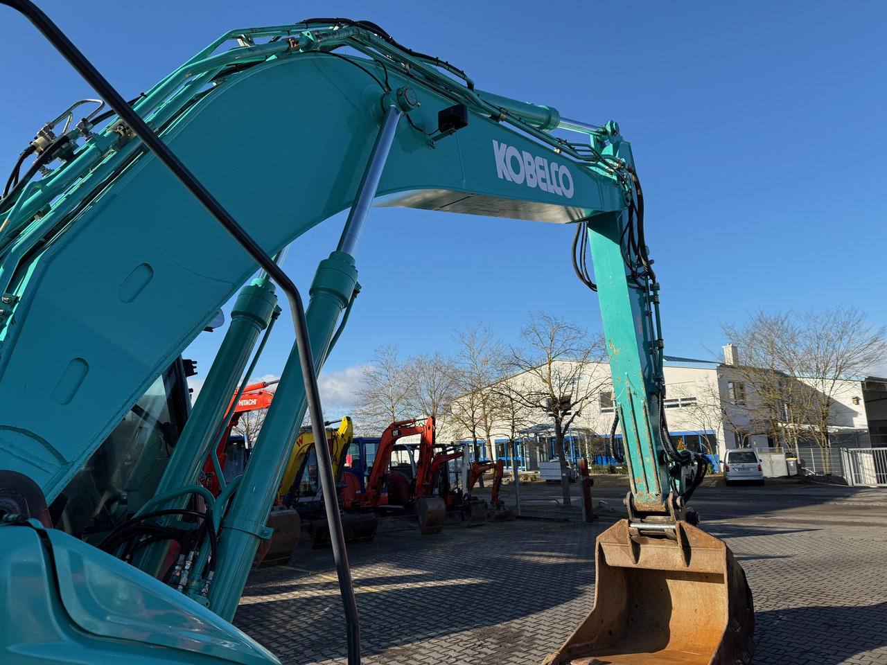 크롤러 굴삭기 Kobelco SK210 NLC-10 Kettenbagger Oilquick Klima : 사진 13