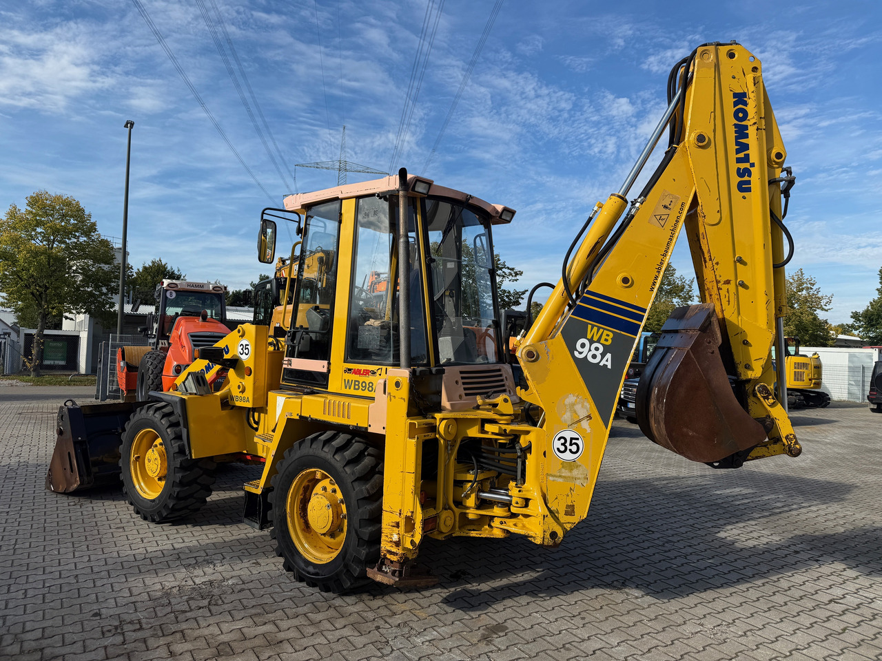 백호 로더 Komatsu WB98A-2 Baggerlader SW : 사진 7