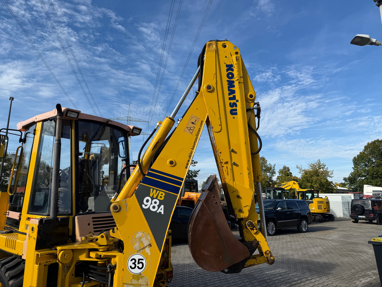 백호 로더 Komatsu WB98A-2 Baggerlader SW : 사진 8