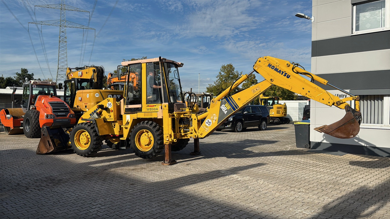 백호 로더 Komatsu WB98A-2 Baggerlader SW : 사진 6