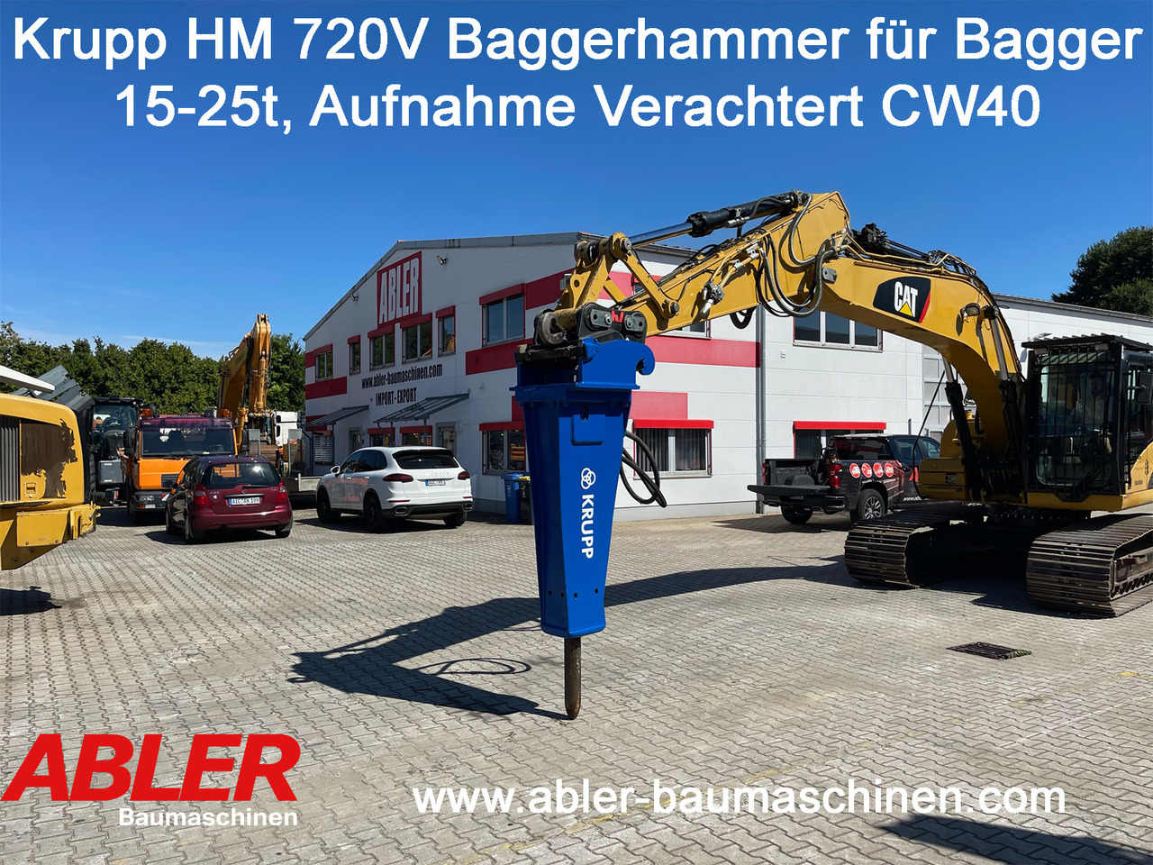 Krupp HM720V Baggerhammer 15-25t - 유압 해머 건설기계 용 : 사진 1 Krupp HM720V Baggerhammer 15-25t - 유압 해머 건설기계 용 : 사진 1