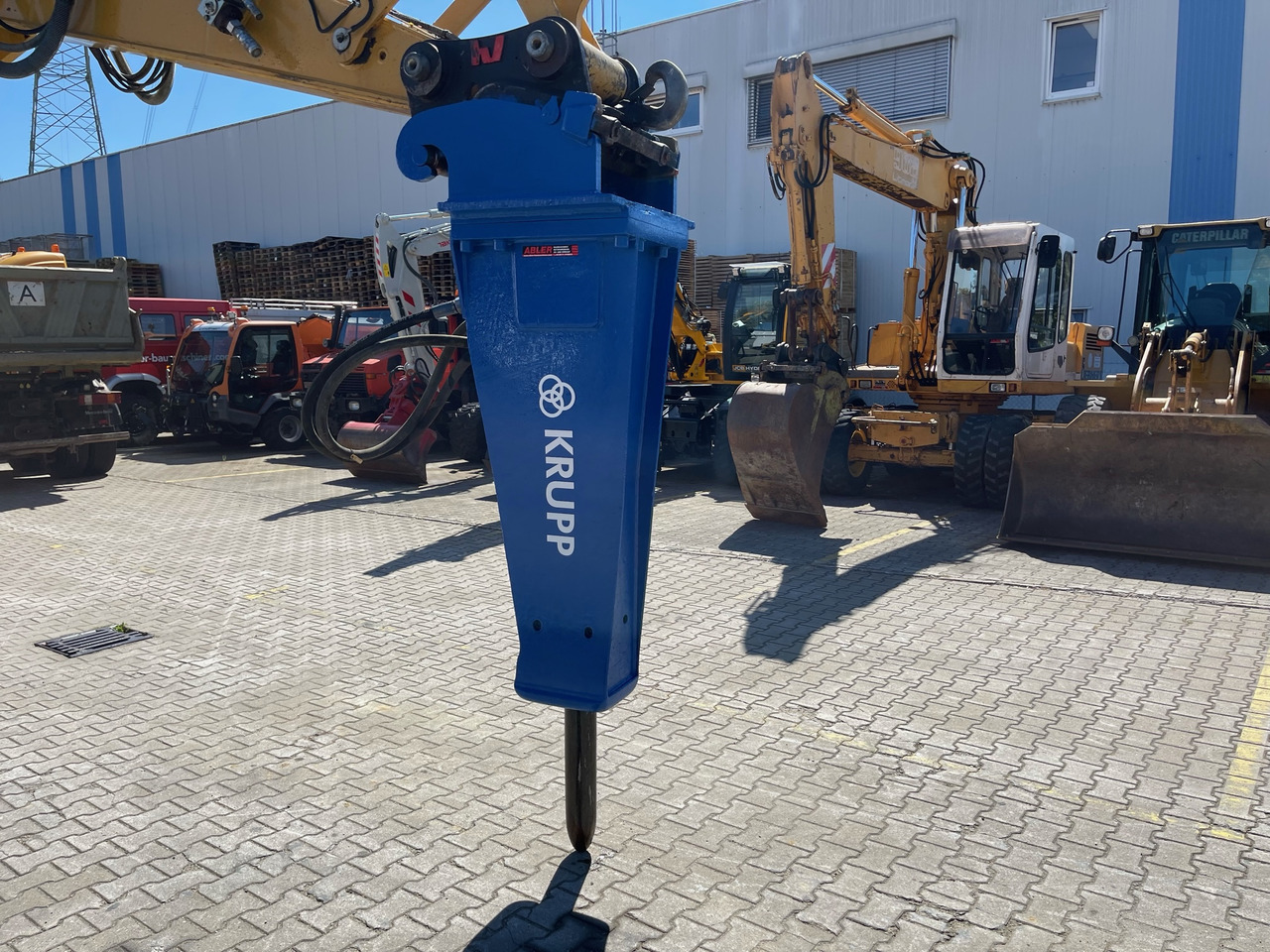 Krupp HM720V Baggerhammer 15-25t - 유압 해머 건설기계 용 : 사진 4 Krupp HM720V Baggerhammer 15-25t - 유압 해머 건설기계 용 : 사진 4