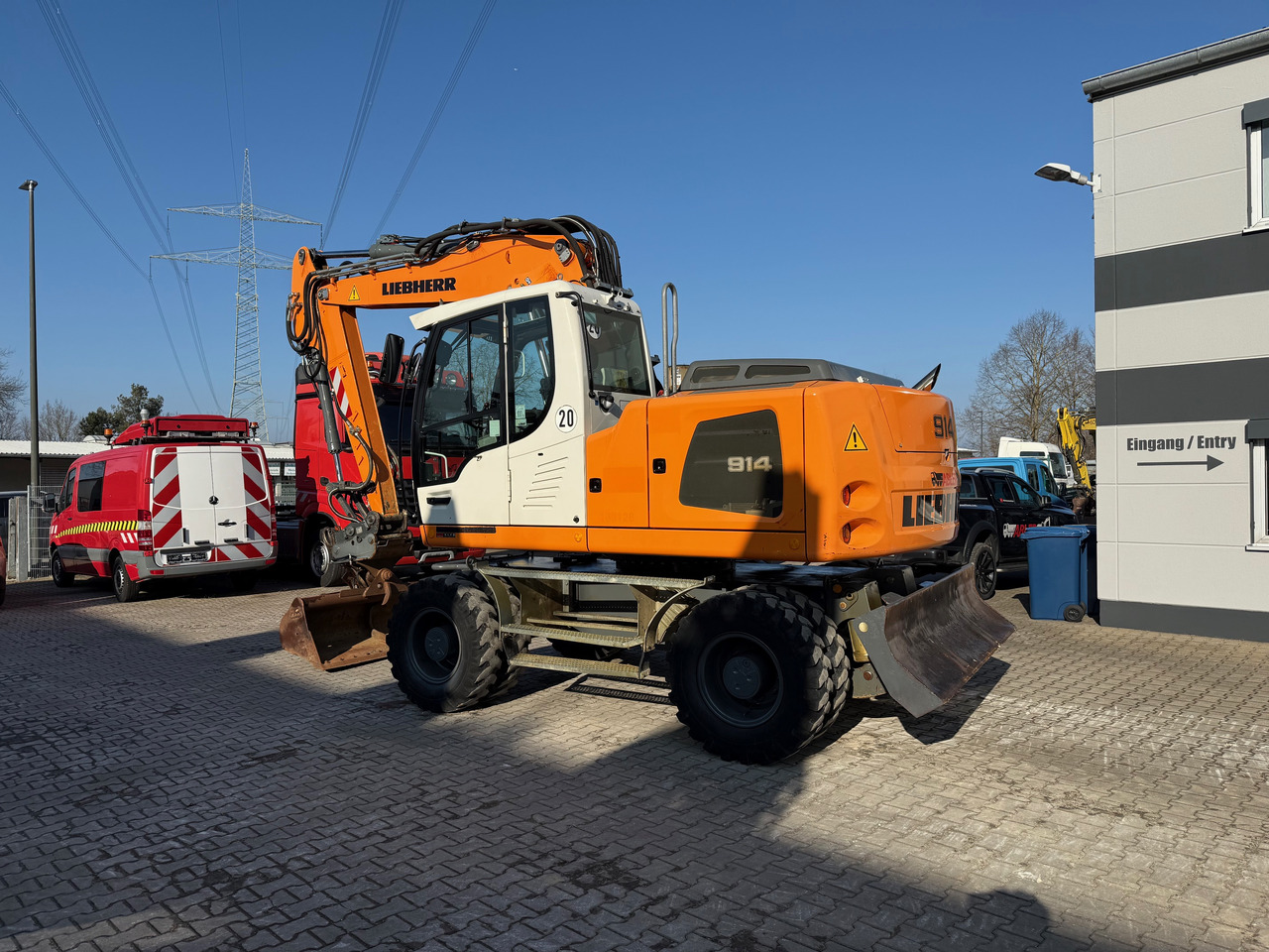 Liebherr A914 Mobilbagger OQ65 Klima - 휠 굴삭기 : 사진 4 Liebherr A914 Mobilbagger OQ65 Klima - 휠 굴삭기 : 사진 4
