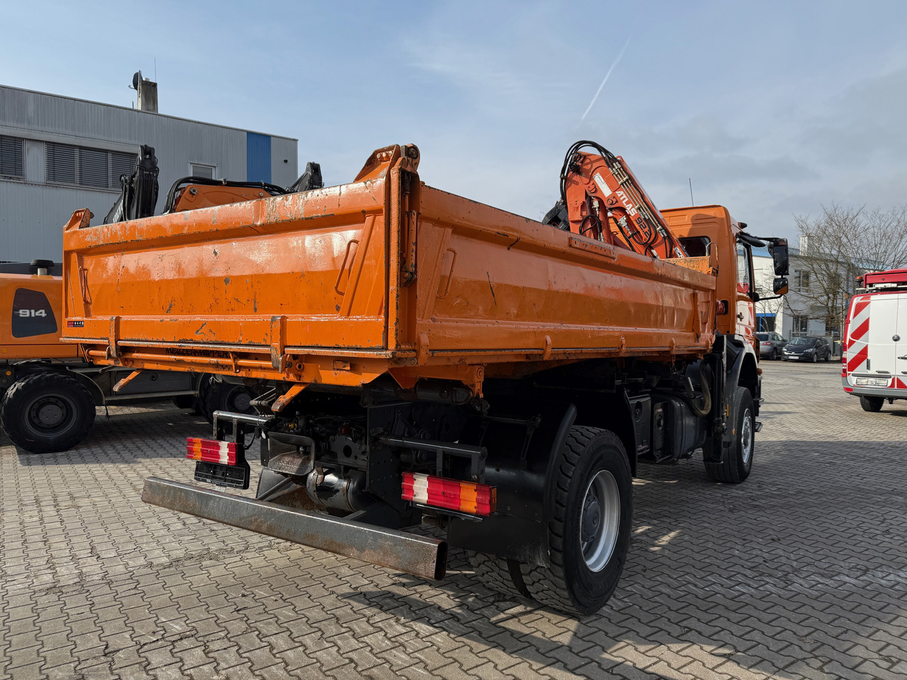 Mercedes-Benz 1833 Axor Kipper Kran Allrad - 덤프트럭, 크레인 트럭 : 사진 4 Mercedes-Benz 1833 Axor Kipper Kran Allrad - 덤프트럭, 크레인 트럭 : 사진 4