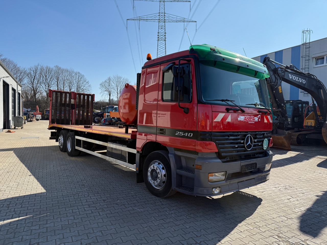 Mercedes-Benz 2540 Actros MP1 Baumaschinentrnasporter - 트럭 : 사진 3 Mercedes-Benz 2540 Actros MP1 Baumaschinentrnasporter - 트럭 : 사진 3