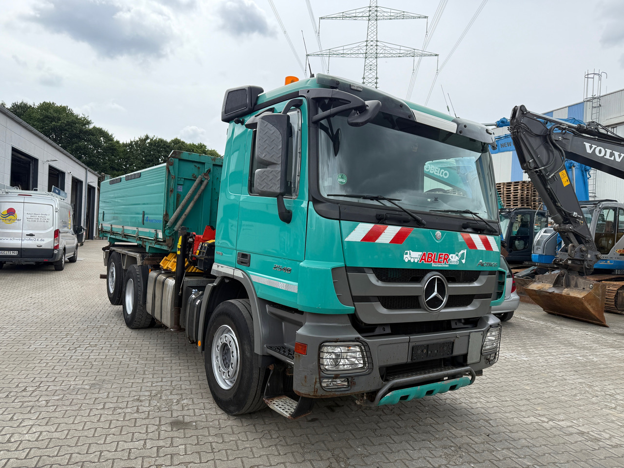 Mercedes-Benz 2548 Actros Kipper Kran Palfinger Bordmatic - 기타 기계 : 사진 4 Mercedes-Benz 2548 Actros Kipper Kran Palfinger Bordmatic - 기타 기계 : 사진 4