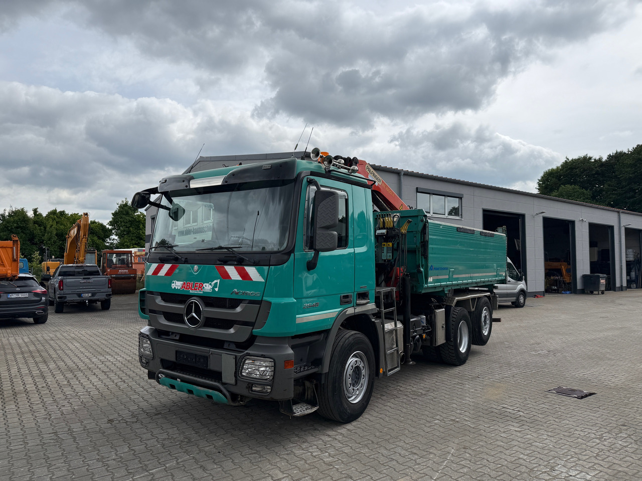 Mercedes-Benz 2548 Actros Kipper Kran Palfinger Bordmatic - 기타 기계 : 사진 3 Mercedes-Benz 2548 Actros Kipper Kran Palfinger Bordmatic - 기타 기계 : 사진 3