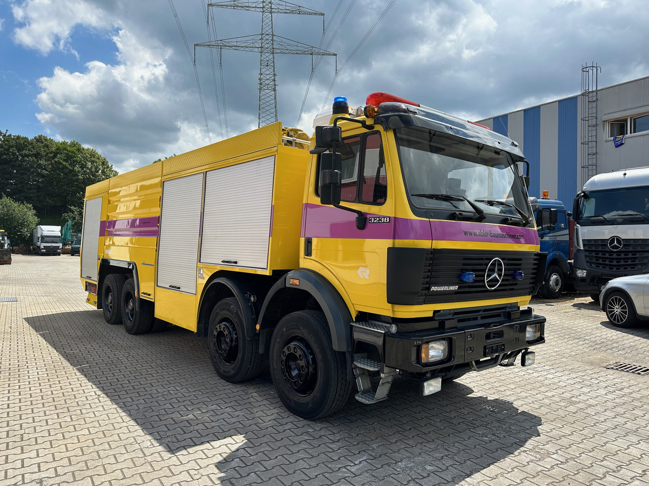 Mercedes-Benz 3238 SK Löschfahrzeug Rosenbauer Wasser + Schaum 66m Wurfweite - 소방차 : 사진 3 Mercedes-Benz 3238 SK Löschfahrzeug Rosenbauer Wasser + Schaum 66m Wurfweite - 소방차 : 사진 3