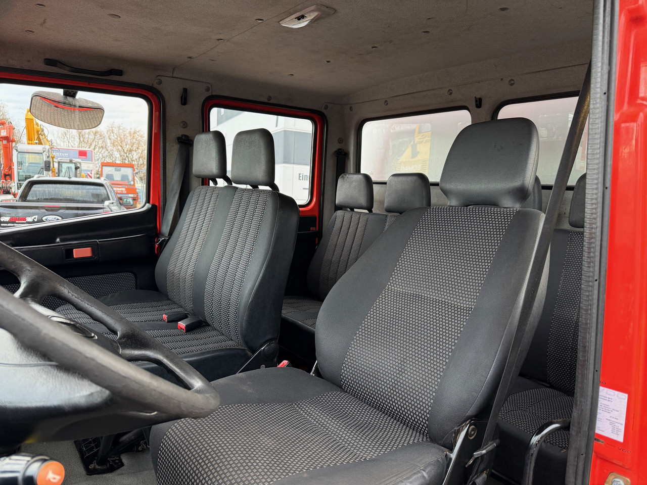 Interior photo 2: 커튼사이더 트럭 Mercedes-Benz 816 Vario Doka Pritsche Plane 2x AHK