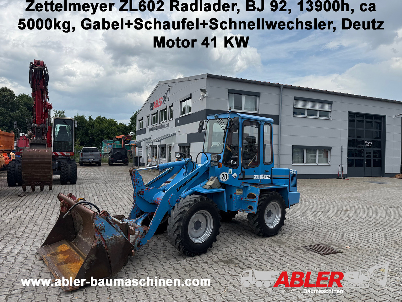 Zettelmeyer ZL502C Radlader Gabel+Klappschaufel+SW - 휠 로더 : 사진 1 Zettelmeyer ZL502C Radlader Gabel+Klappschaufel+SW - 휠 로더 : 사진 1