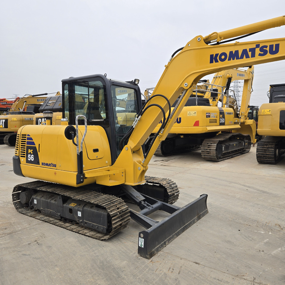 KOMATSU PC56 - 미니 굴삭기 : 사진 1 KOMATSU PC56 - 미니 굴삭기 : 사진 1