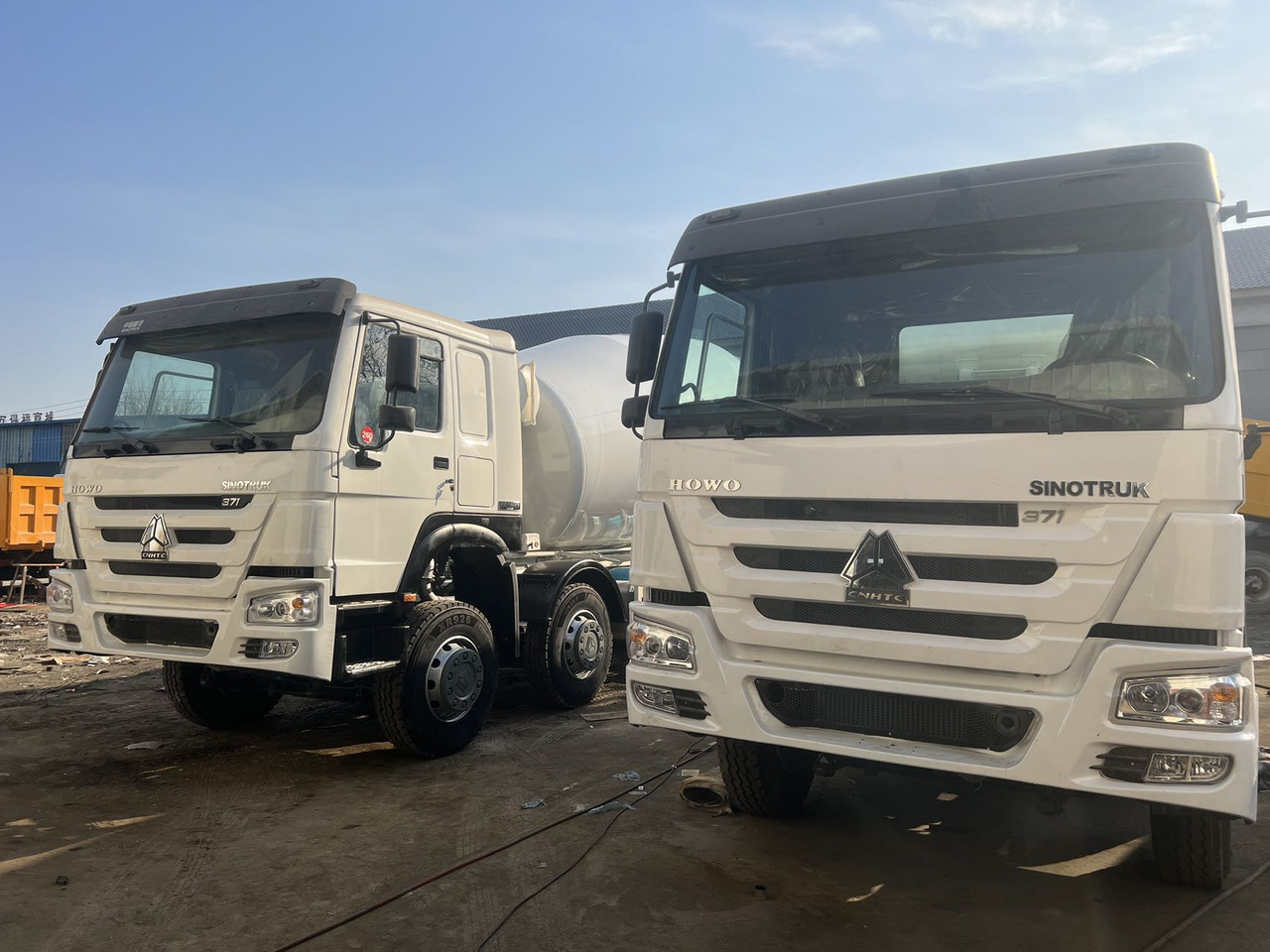 SINOTRUK HOWO 371 HP 16 CBM - 콘크리트 믹서 트럭 : 사진 3 SINOTRUK HOWO 371 HP 16 CBM - 콘크리트 믹서 트럭 : 사진 3