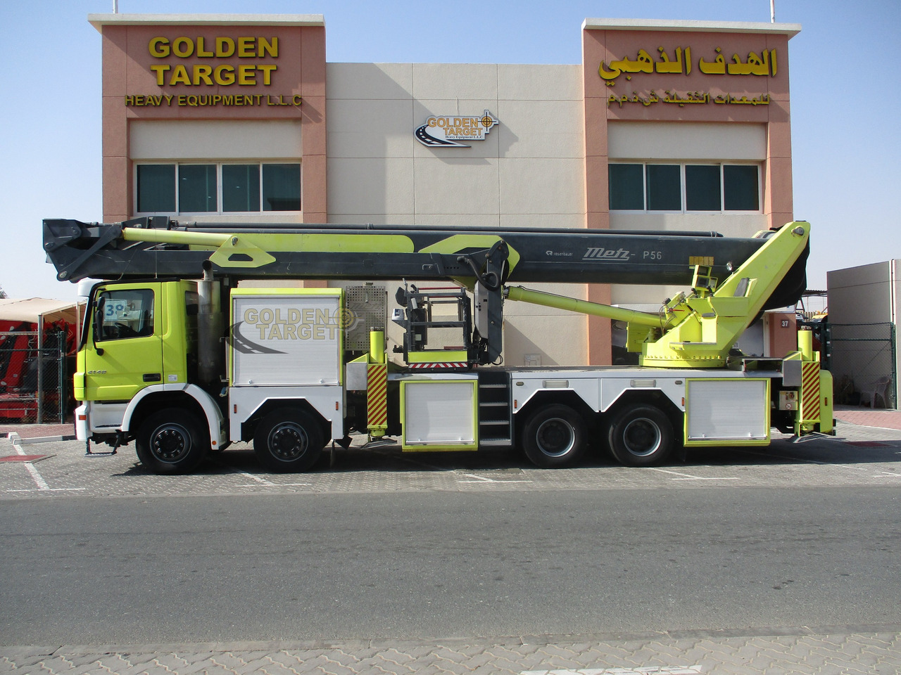 Mercedes ACTROS 4140 8x4 METZ P56 Fire Truck - 소방차 : 사진 5 Mercedes ACTROS 4140 8x4 METZ P56 Fire Truck - 소방차 : 사진 5